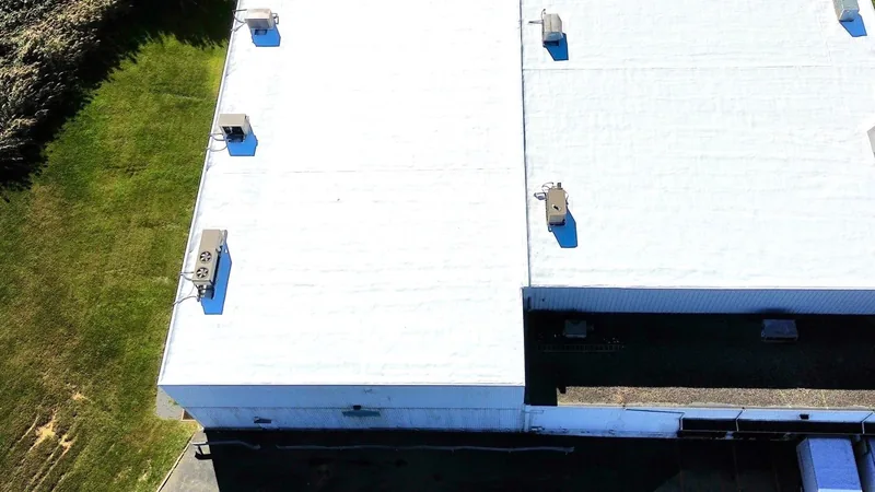 Clean and coating roof system installed in Allentown PA